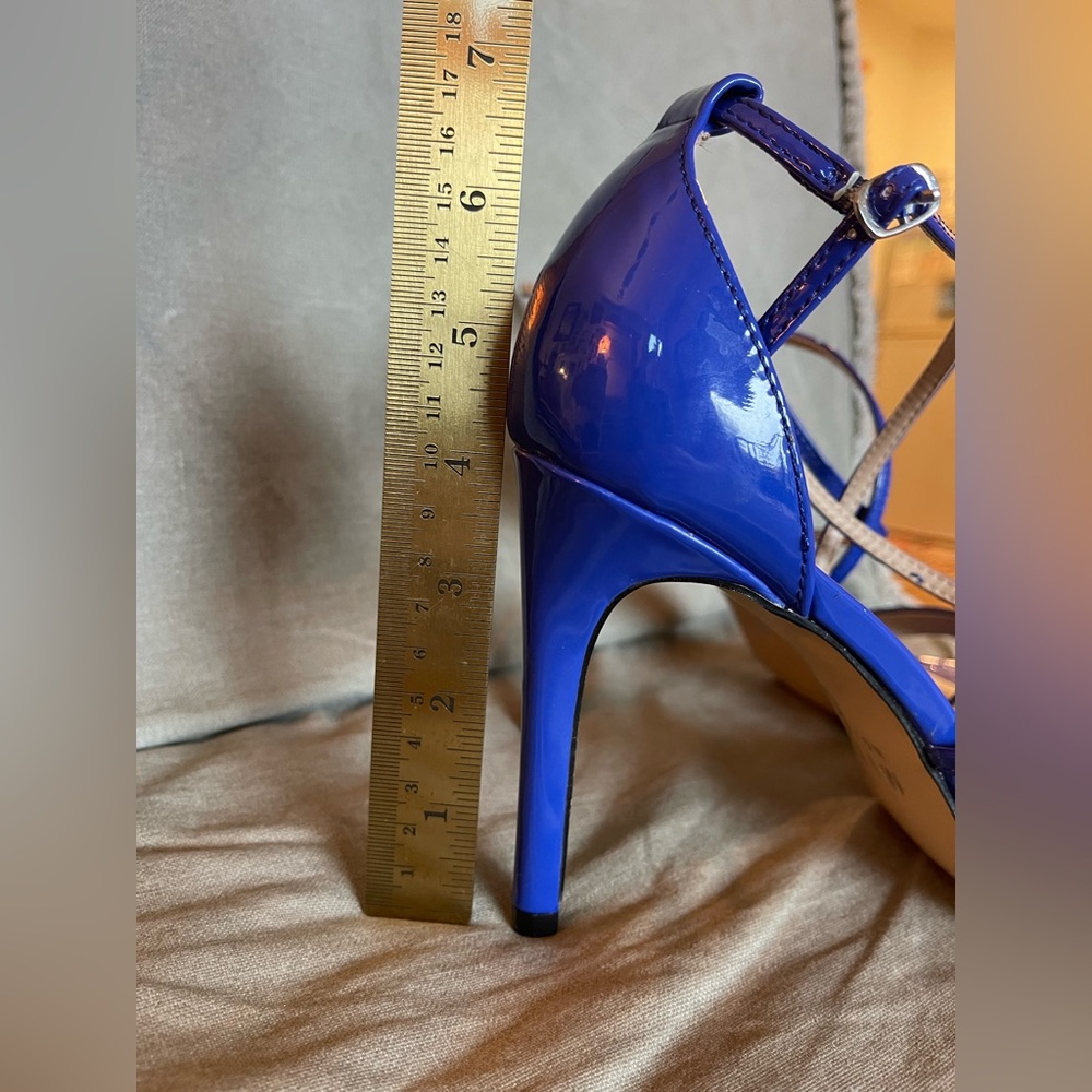 Divine ‘Dodger Blue’ 4” Heels NWOT
